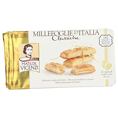 Vicenzi: Millefoglie D Italia Classiche Puffy Pastry Sticks With Butter 125 Gr