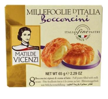 Bisc Folheado Bocconcini Creme De Leite 65g