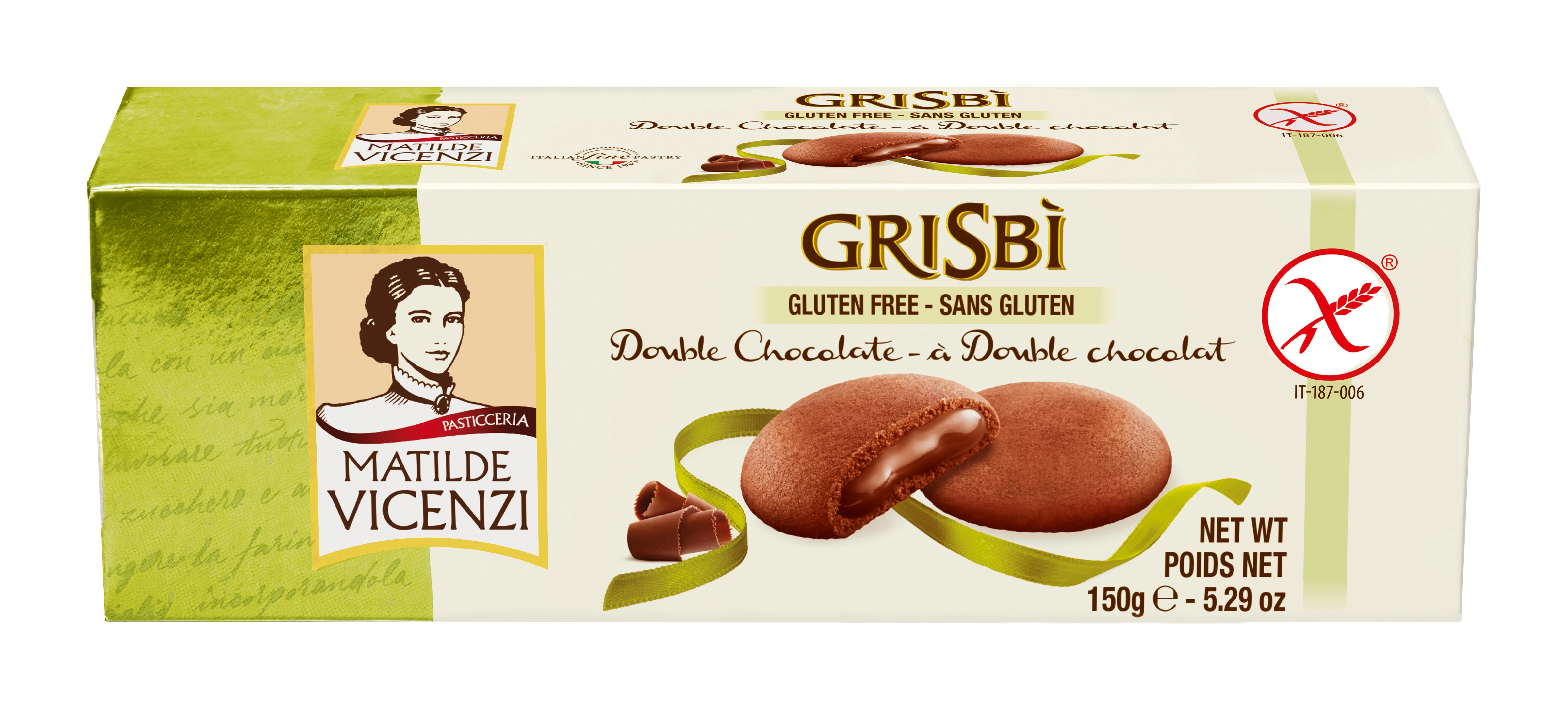 Bisc Rech C/crem Choc S/gluten Matilde Vicenzi 150g