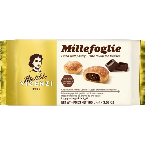 Bisc.vicenzi Minifoglie Chocolate 100g
