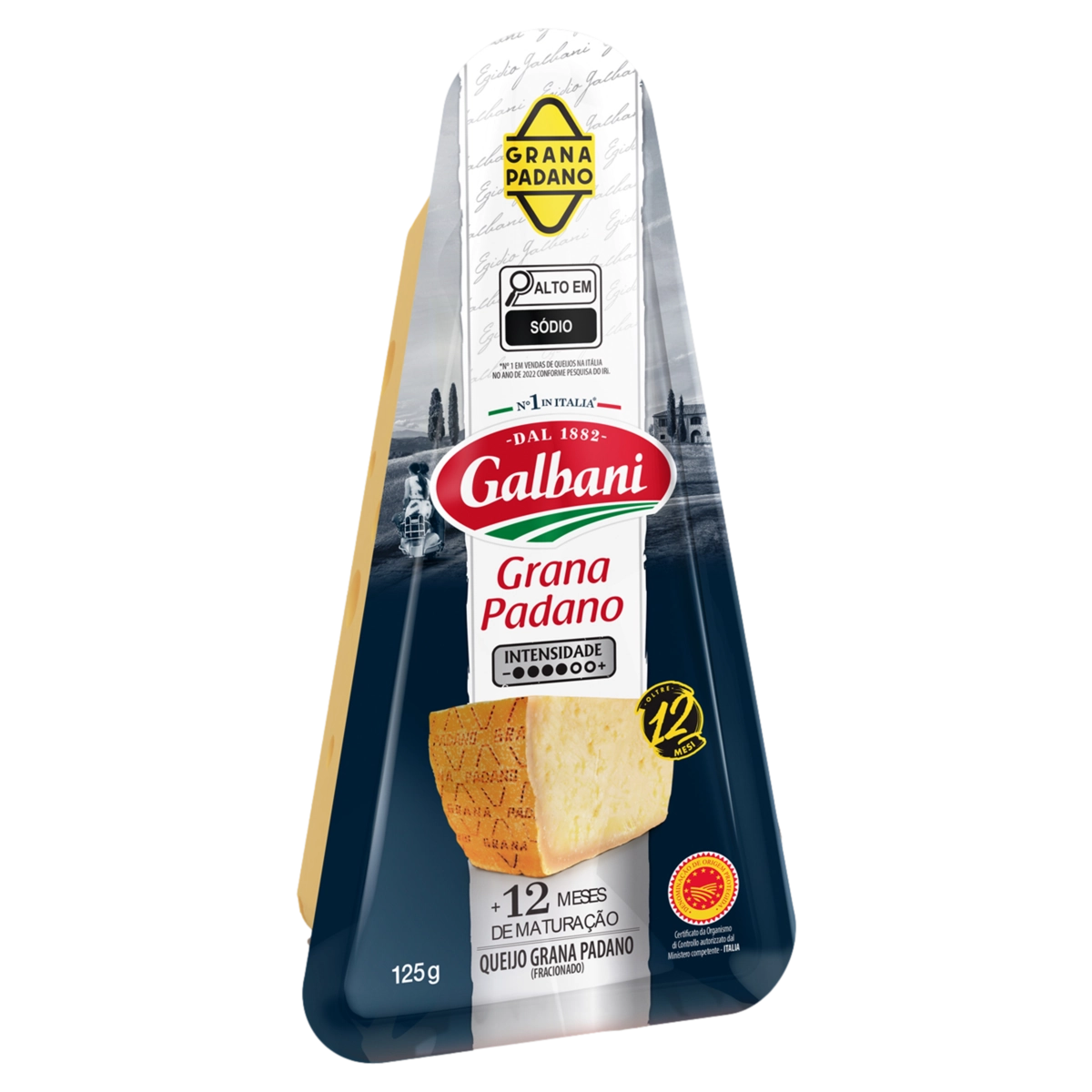Queijo Grana Padano Fracionado Galbani 125g