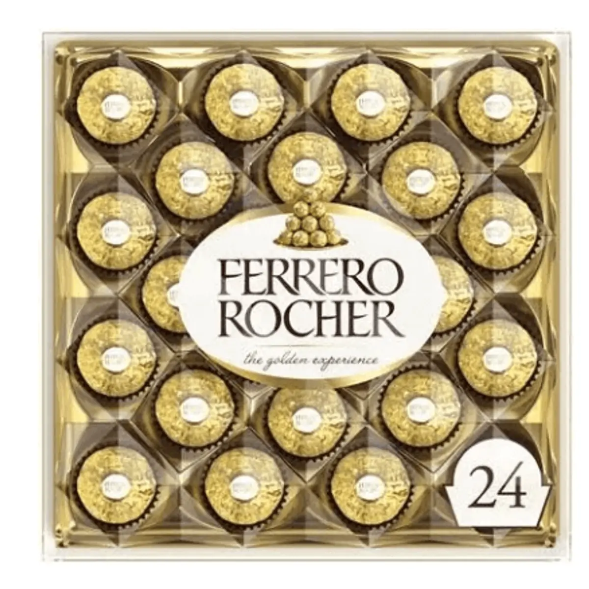 Bombom FERRERO ROCHER Diamante Caixa 300g com 24 Unidades