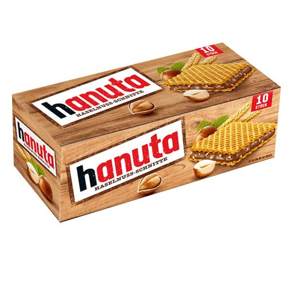 Waffer Hanuta Haselnuss Schnitte 220g