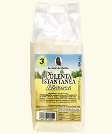 La Grande Ruota Italian White Instant Polenta, 17.6 Oz. Pkgs.