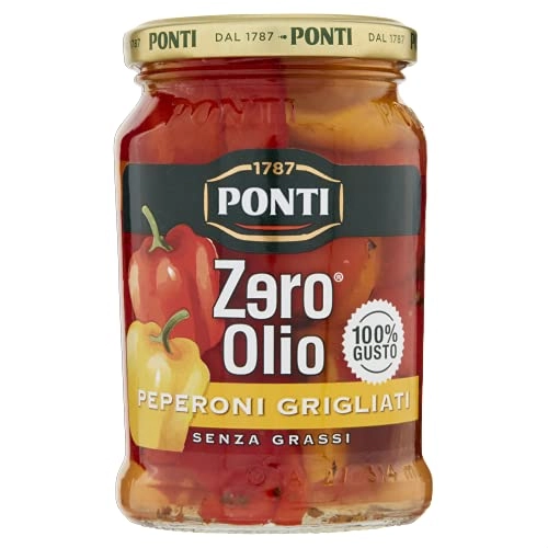 Pimentão Em Conserva Grelhado Ao Molho De Ervas Ponti Zero Vidro 170g