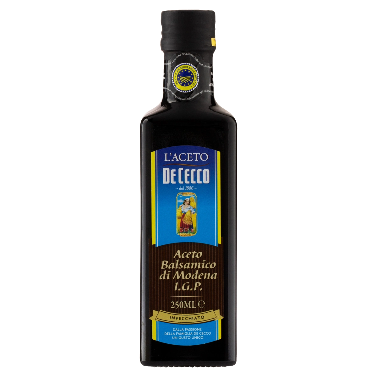 Vinagre Balsâmico De Cecco Vidro 250ml