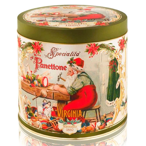 Panettone Classico Virginia Lata Verde 1kg