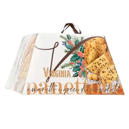 Panettone Com Amaretto E Gotas De Chocolate Virginia 1kg