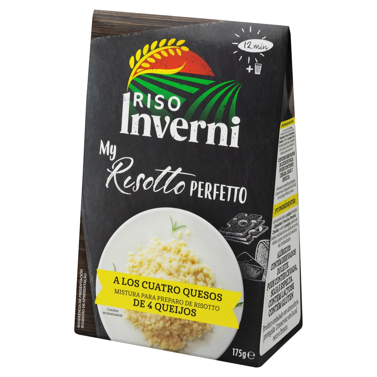 Risoto 4 Queijos Riso Inverni My Risotto Perfetto Caixa 175g