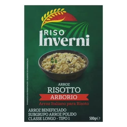 Arroz Arbório Tipo 1 Riso Inverni Caixa 500g