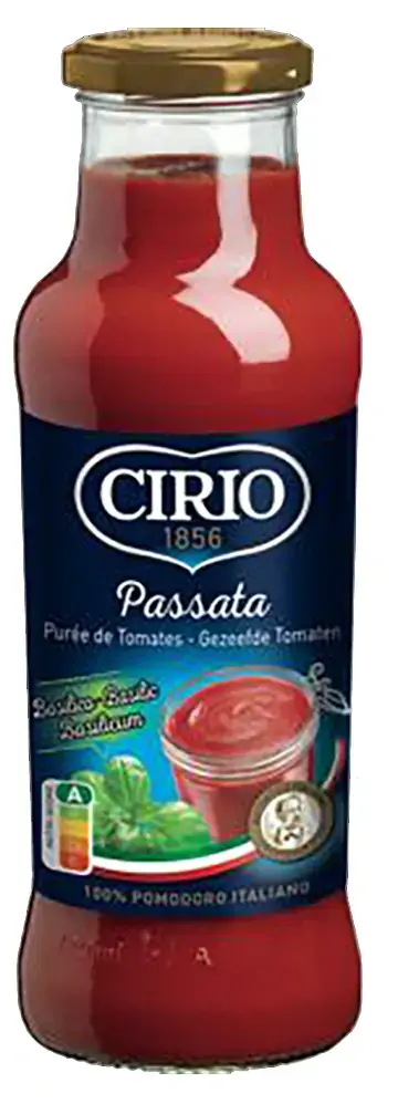 Purée De Tomates Au Basilic Cirio 680ml