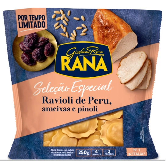 Massa Rana 250g Ravioli Peru/ameixa/pinoli