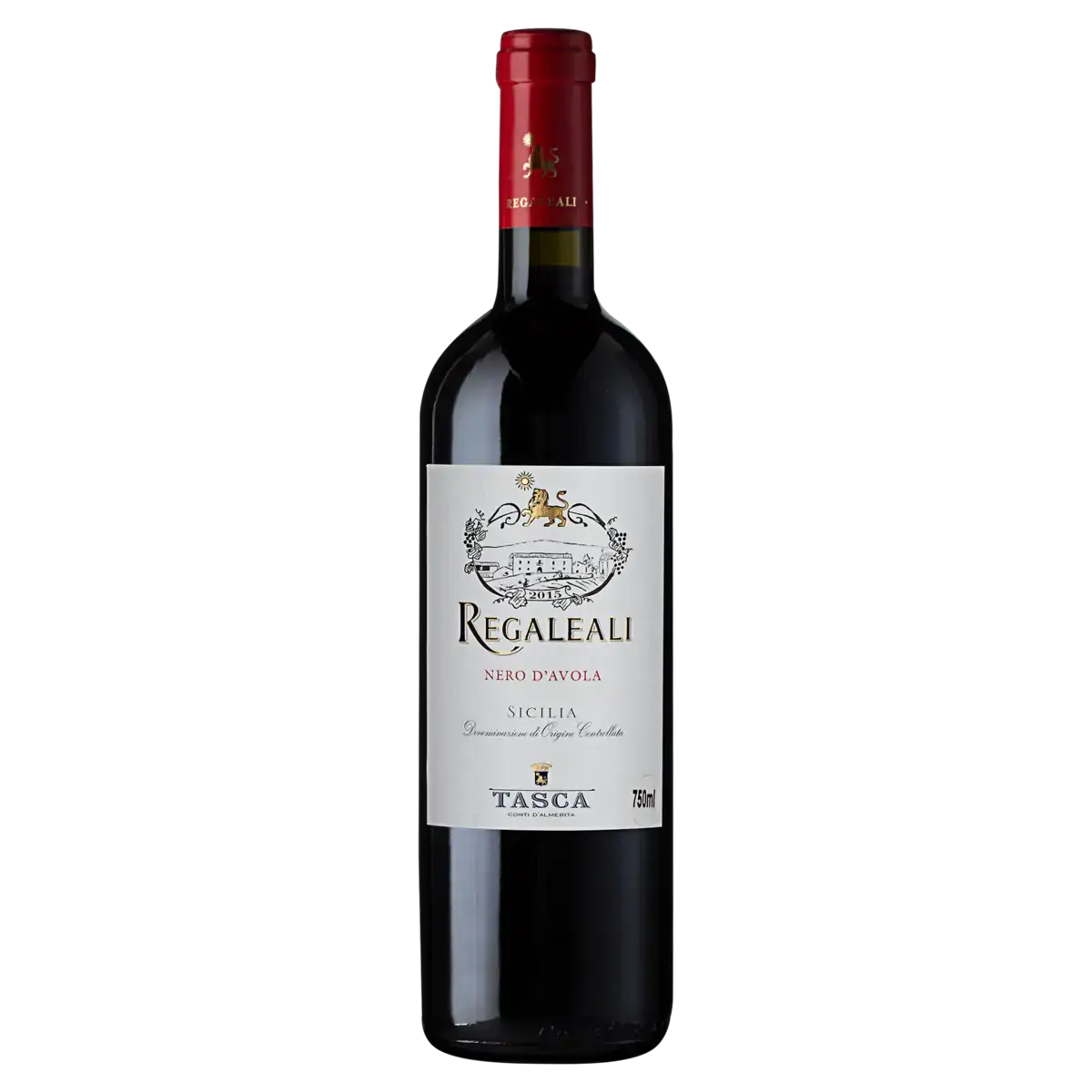 Vinho Italiano Tinto Regaleali Nero D'Avola Sicilia Garrafa 750ml