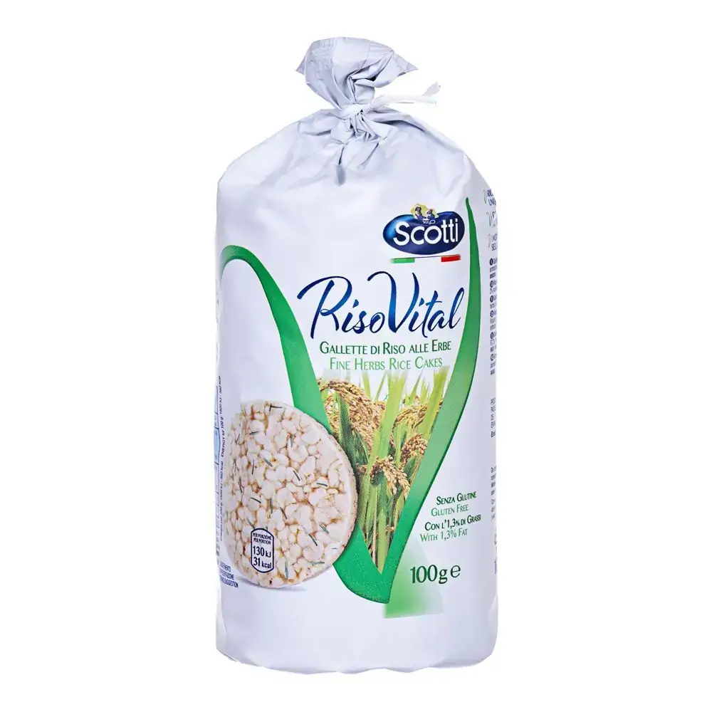 Snack Arroz Ervas Finas 100g Riso Scotti