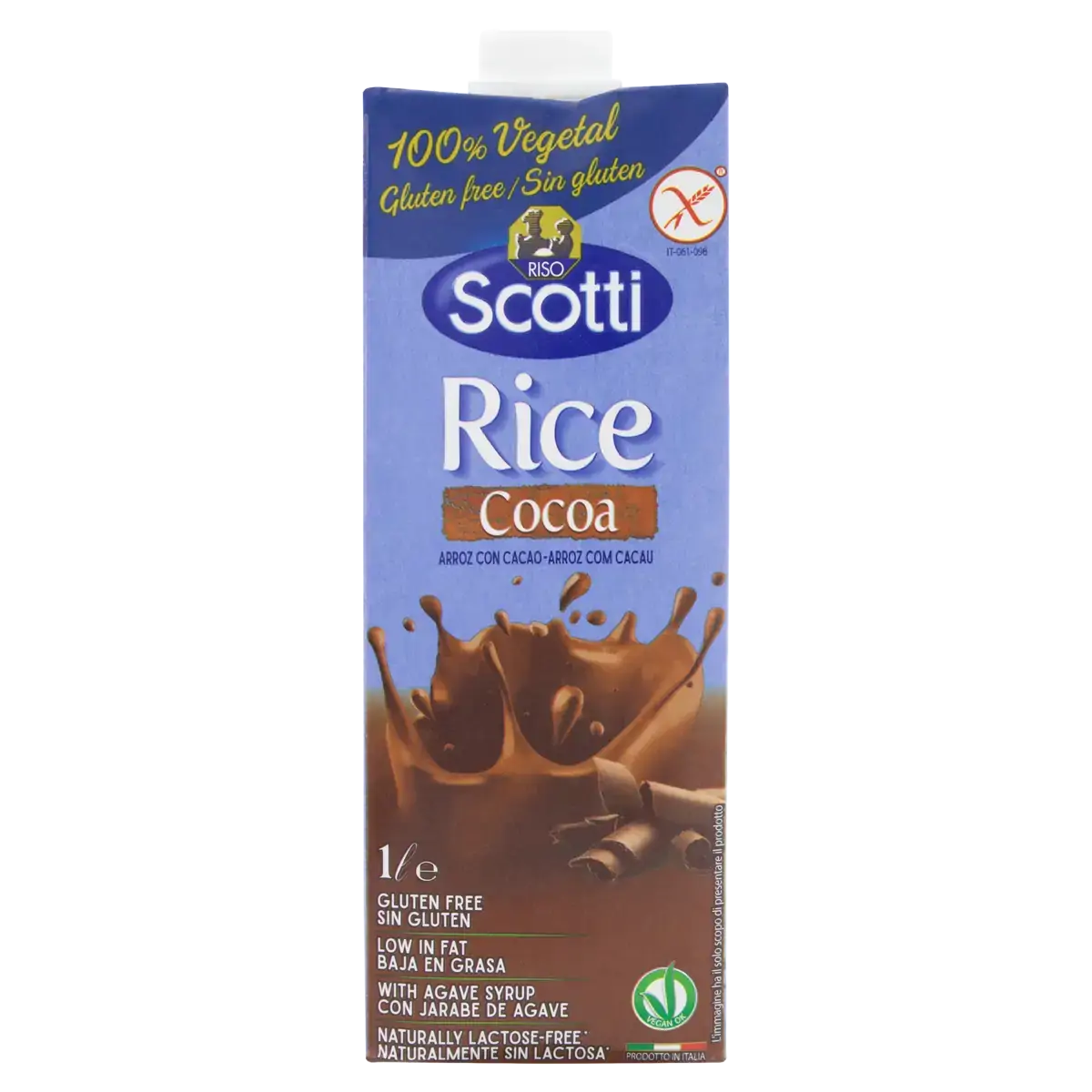 Bebida à Base De Arroz Com Cacau Riso Scotti Caixa 1l