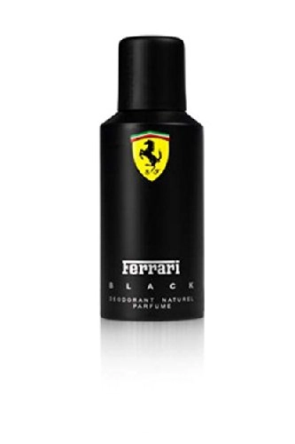 Ferrari Deodrant Spray, Black, 5 Ounce
