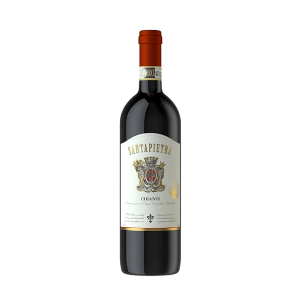 Vinho Italiano Tinto Seco Santapietra Chianti Garrafa 750ml