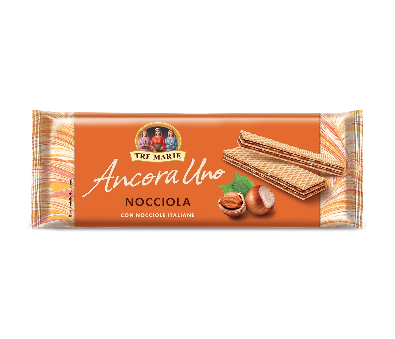 Wafer Tre Marie Creme De Avelã E Grãos Pc 140 G