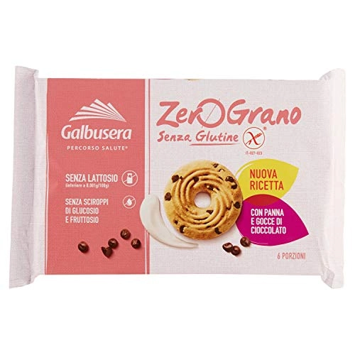 Zero Grano, Biscoito Sem Glutén De Panna E Cacau Galbusera