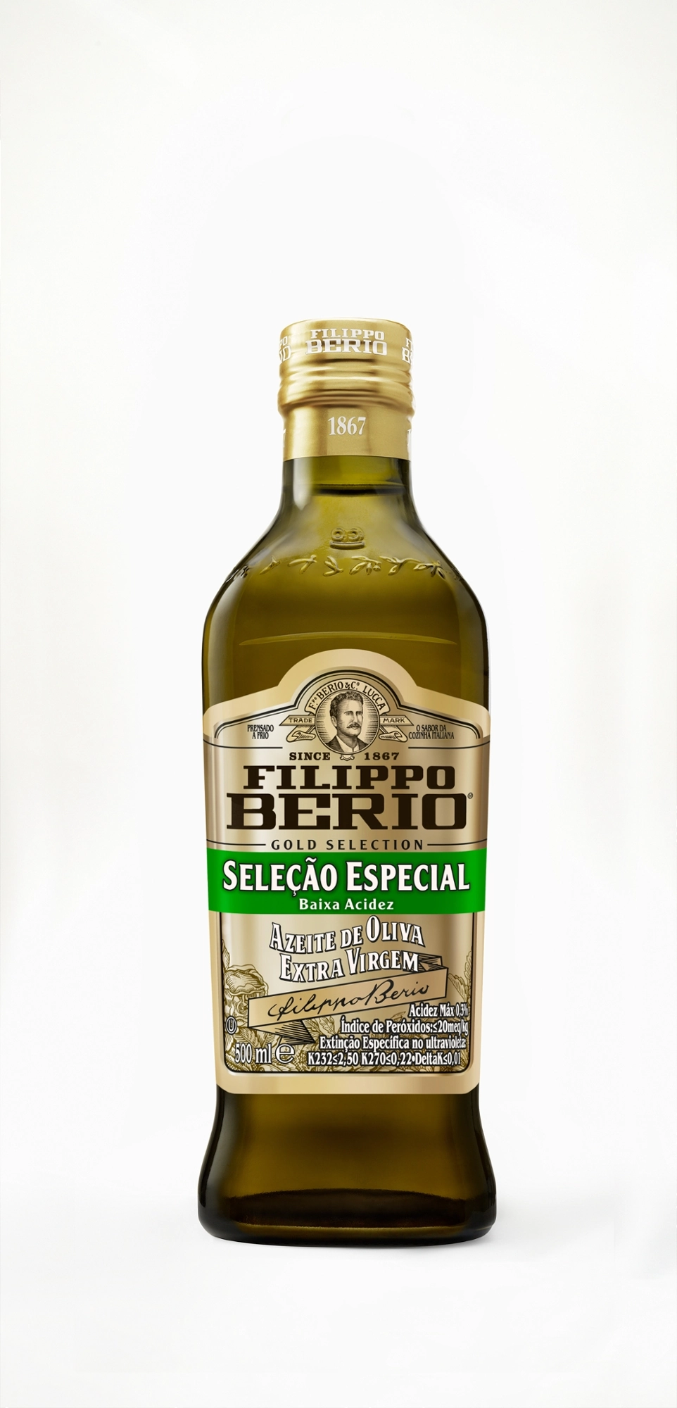 Azeite Oliva Selecao Fill Berio Ev 500ml