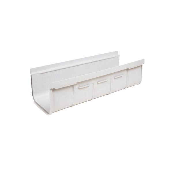Canaleta para Escoamento|Drenagem Externa Polipropileno 50x20x16cm Cinza Odem