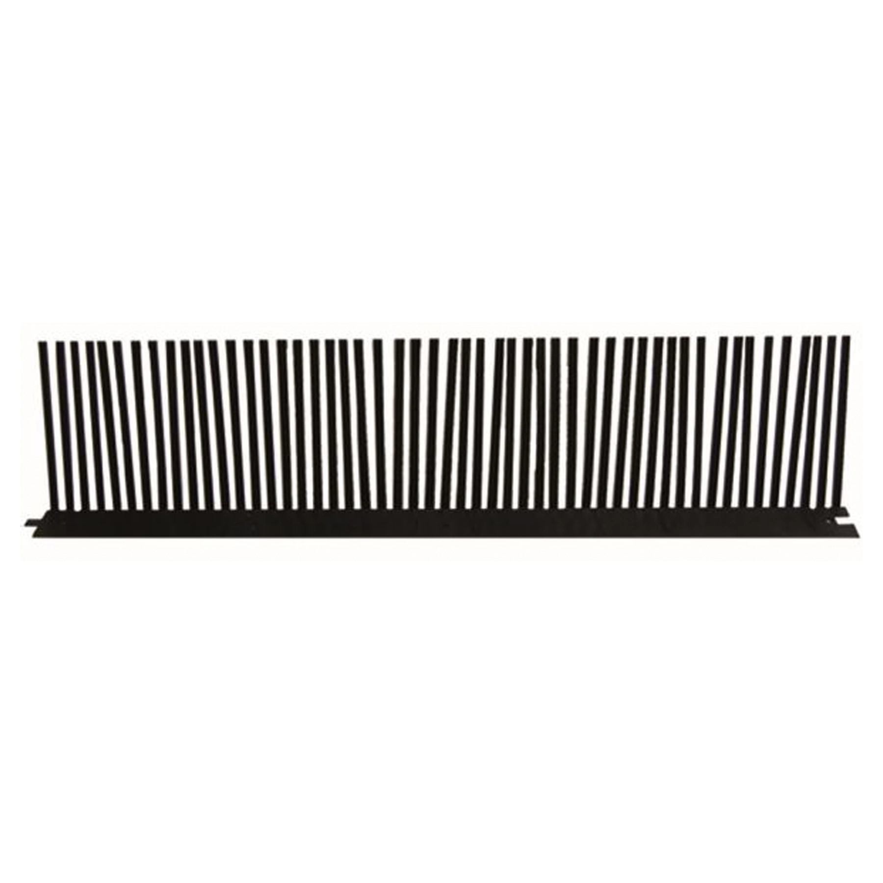 Tapa Pássaros para Calha em PVC 11x2x50cm Preto Odem