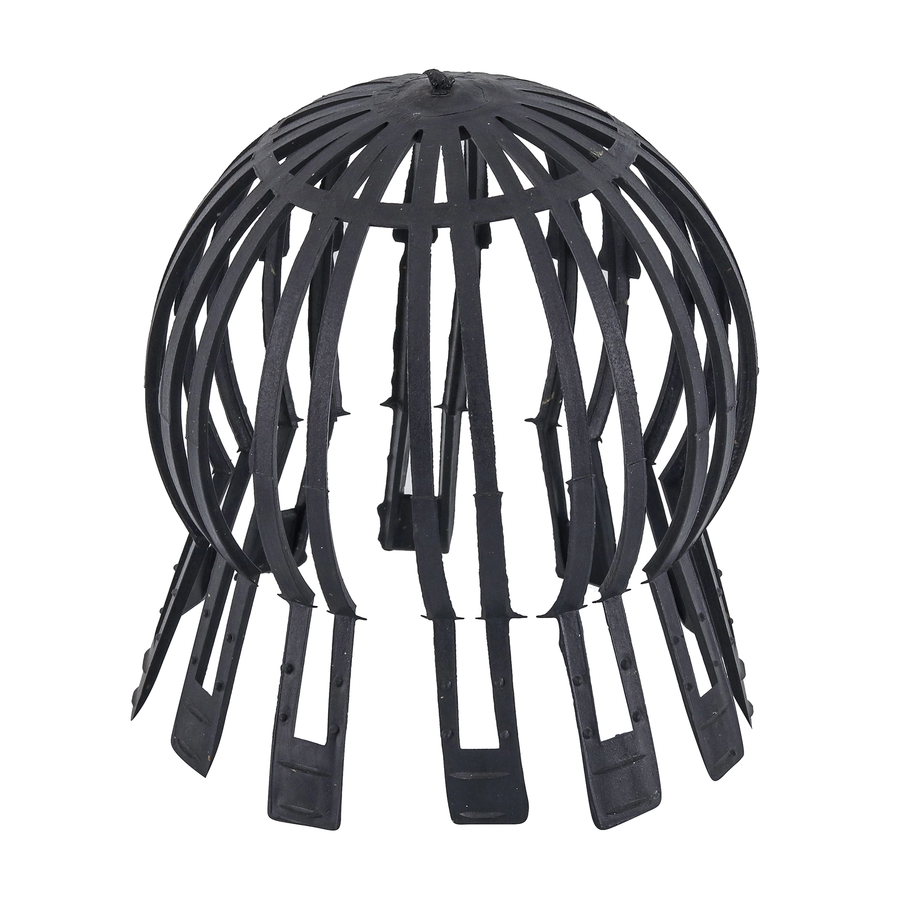 Parafolhas para Calhas Externas PVC Fosco 15x10cm Preto Odem