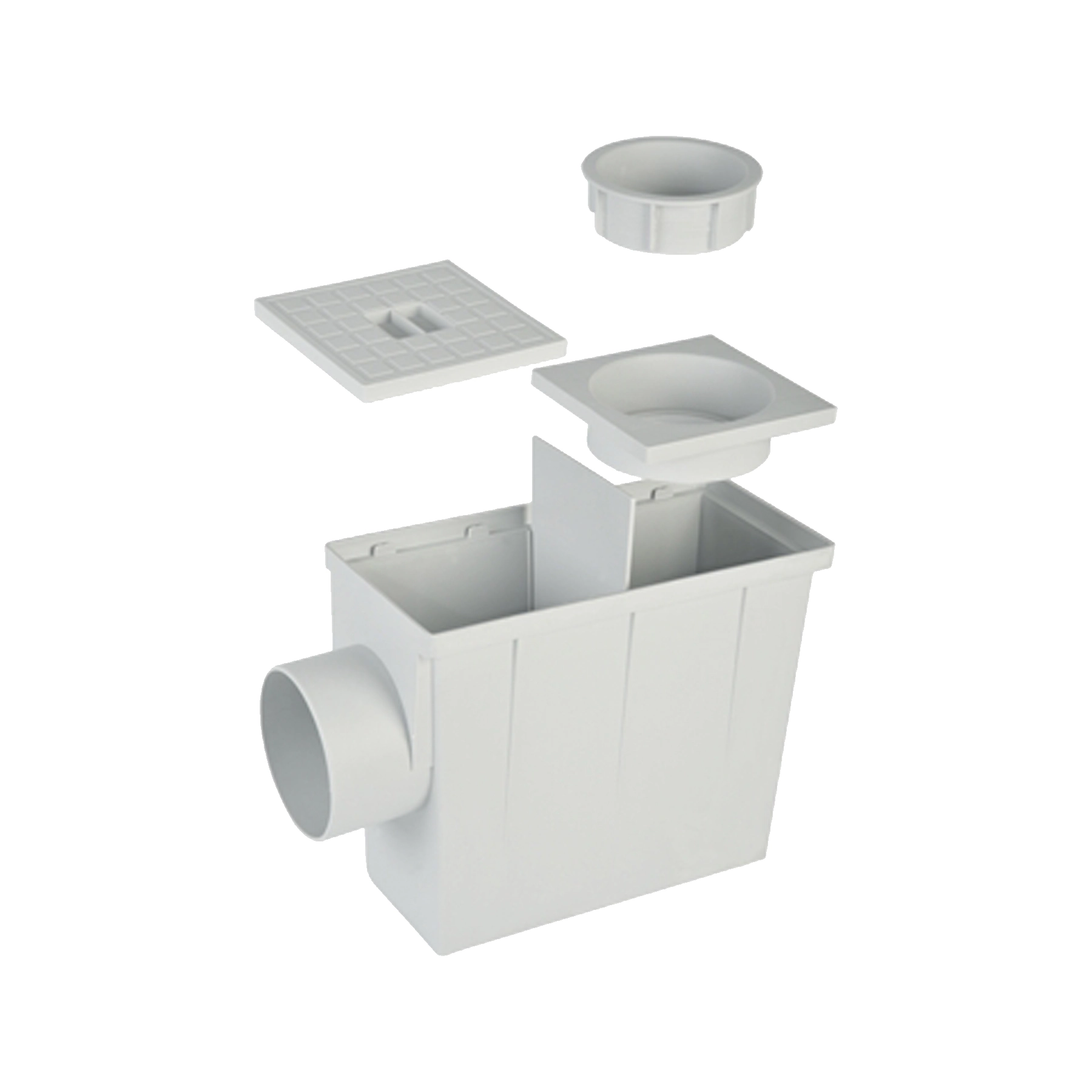 Caixa de Passagem Pluvial 300x130mm Polipropileno Odem