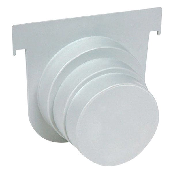 Terminal para Acabamento de canal Externo Polipropileno 20x16cm Cinza Odem