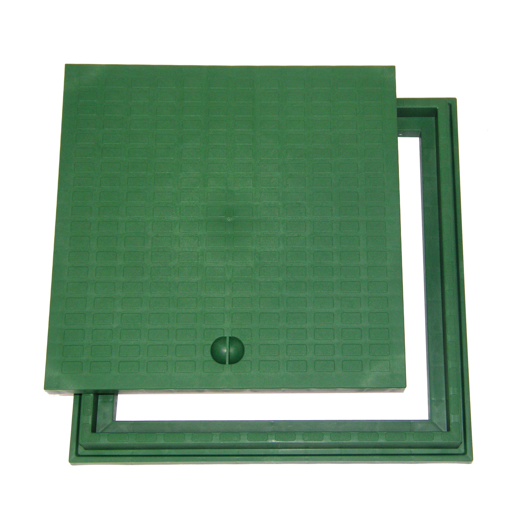 Tampão Quadrado Polipropileno 55x55cm Verde Odem