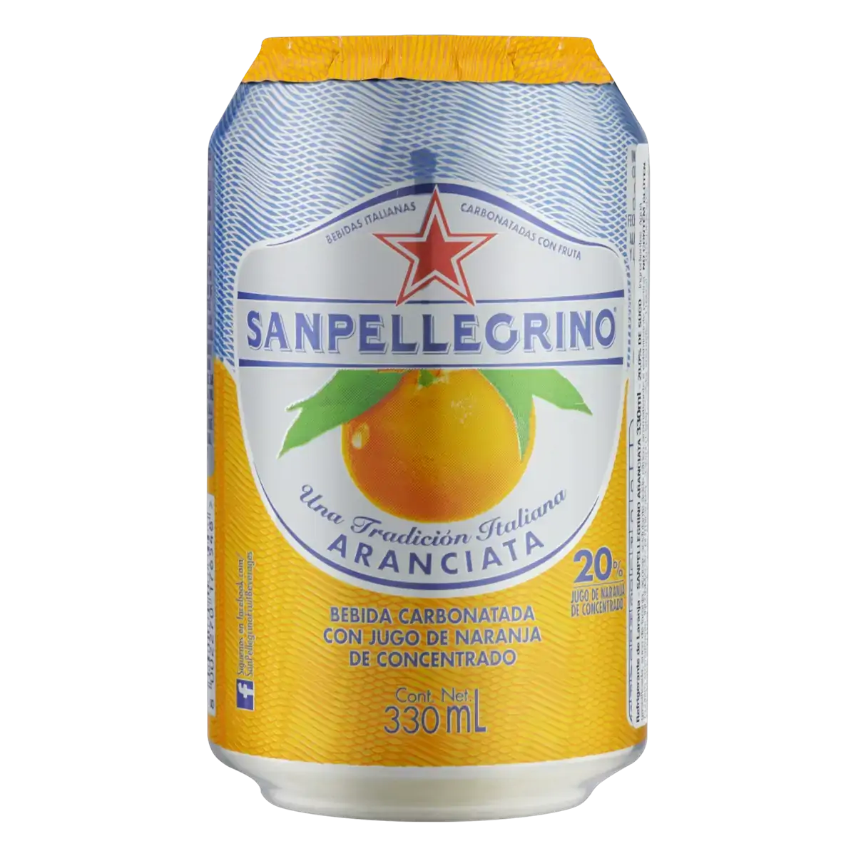 Refrigerante Laranja Sanpellegrino Lata 330ml