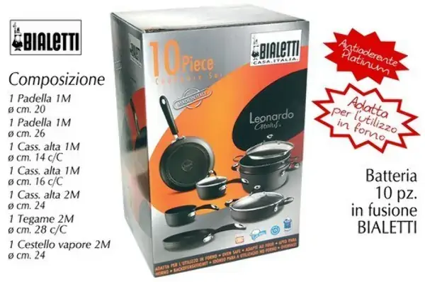 Kit Panelas Leonardo 10 Pecas