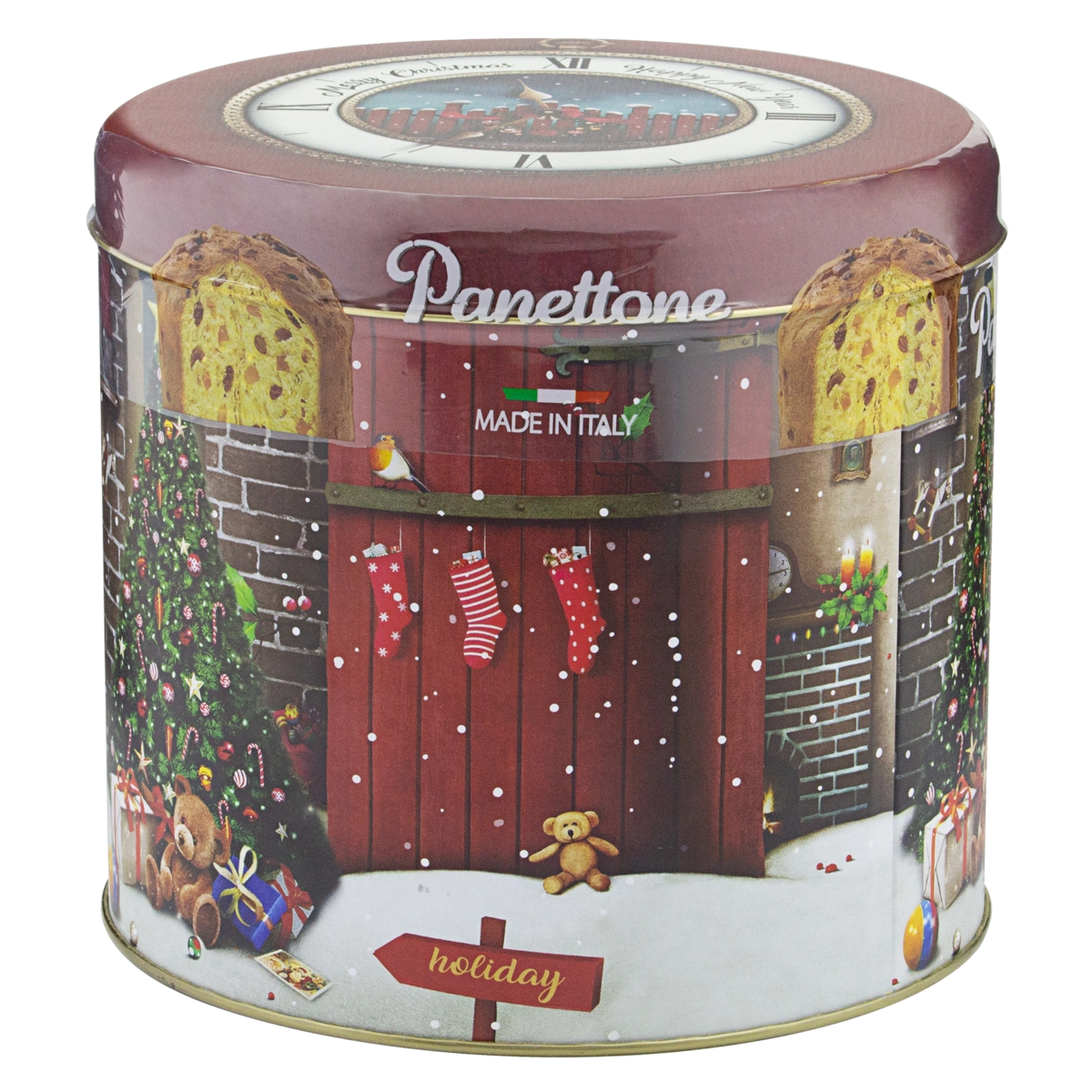 Panettone Com Frutas Secas Il Vecchio Forno Lata 1kg