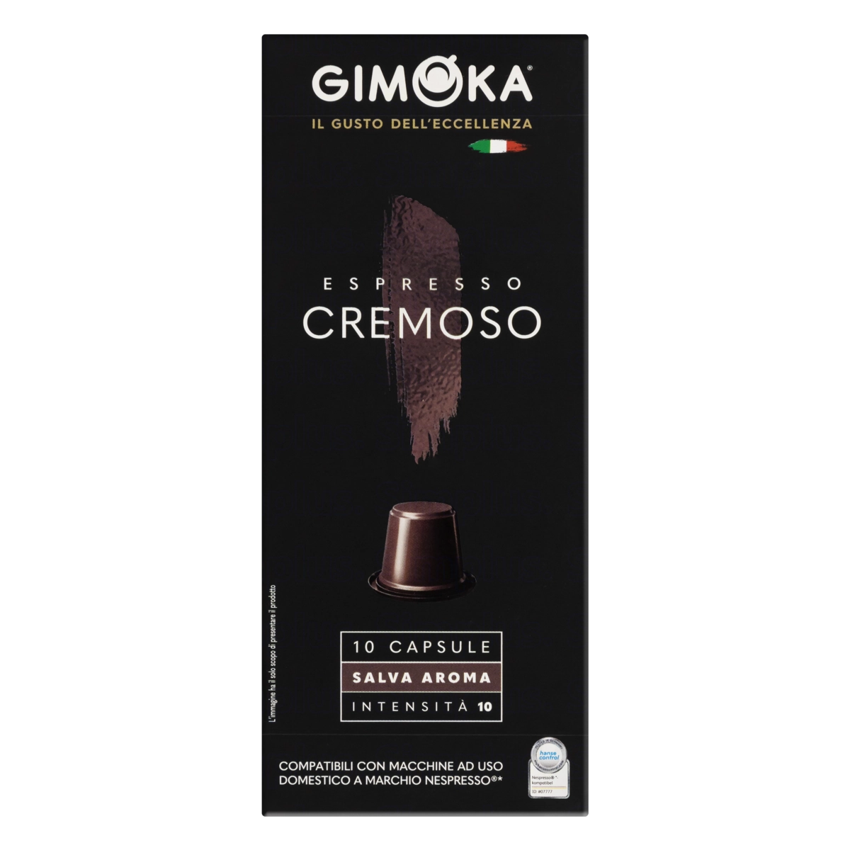 Café Em Cápsula Cremoso Espresso Gimoka Caixa 55g 10 Unidades