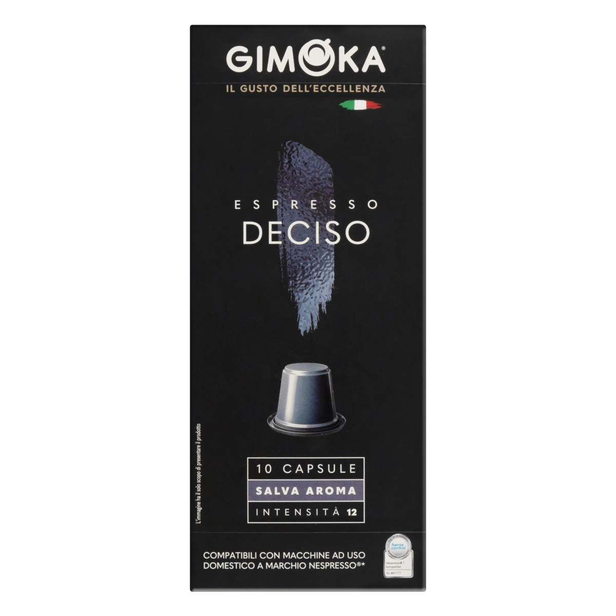 Café Em Cápsula Deciso Espresso Gimoka Caixa 55g 10 Unidades