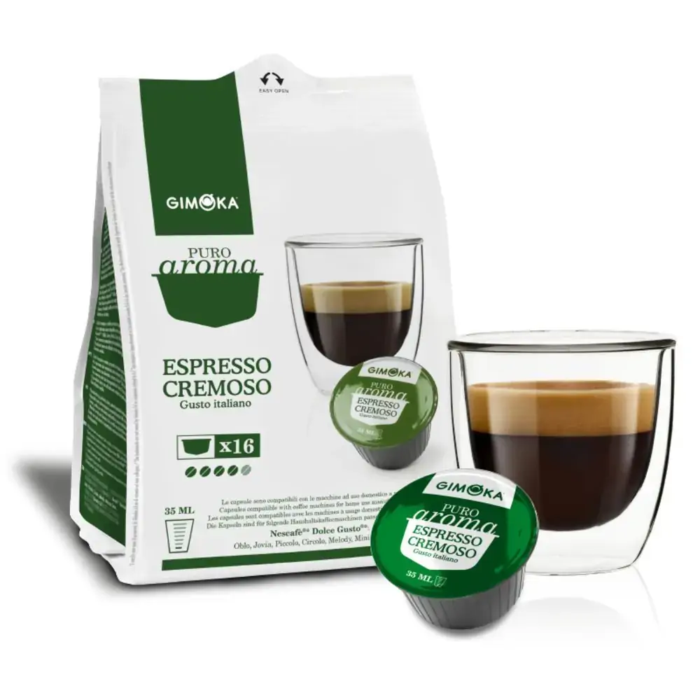 Cafe Cremoso Gimoka 10 Capsulas