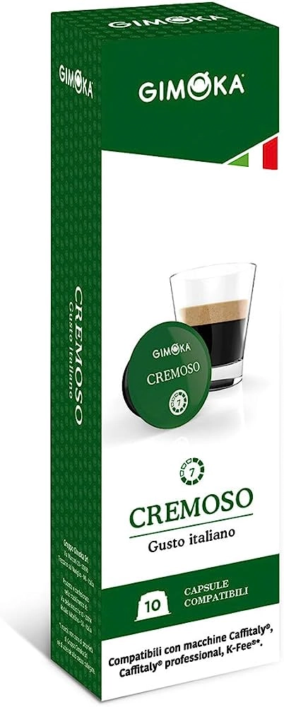 Café Em Cápsula Cremoso Gimoka Caixa 80g 10 Unidades