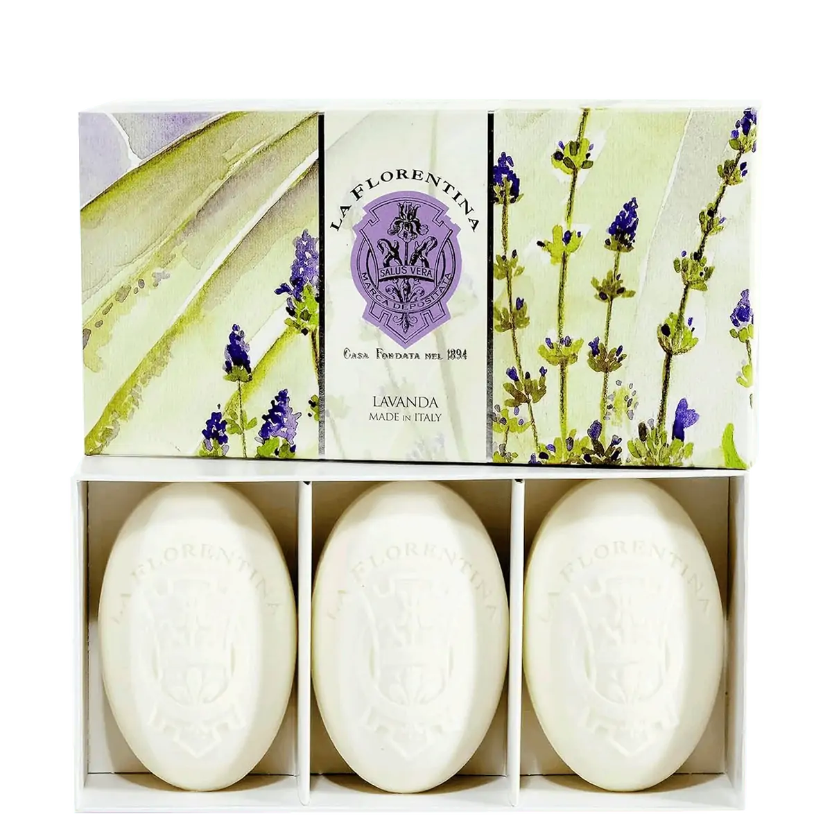 Kit Com 3 Sabonetes Di Lavanda De 150g Cada La Florentina