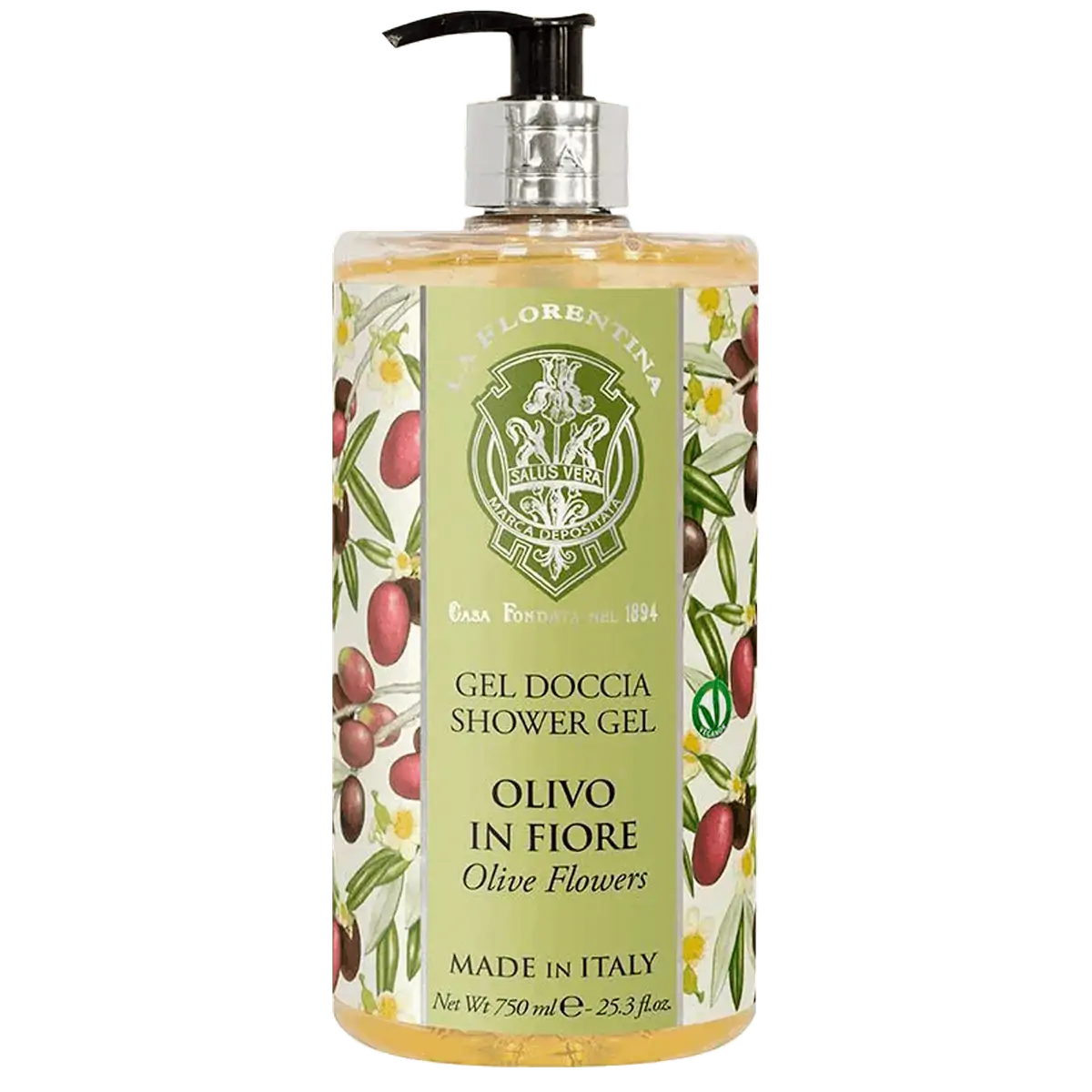 Gel De Banho Olive Flowers La Florentina 750ml