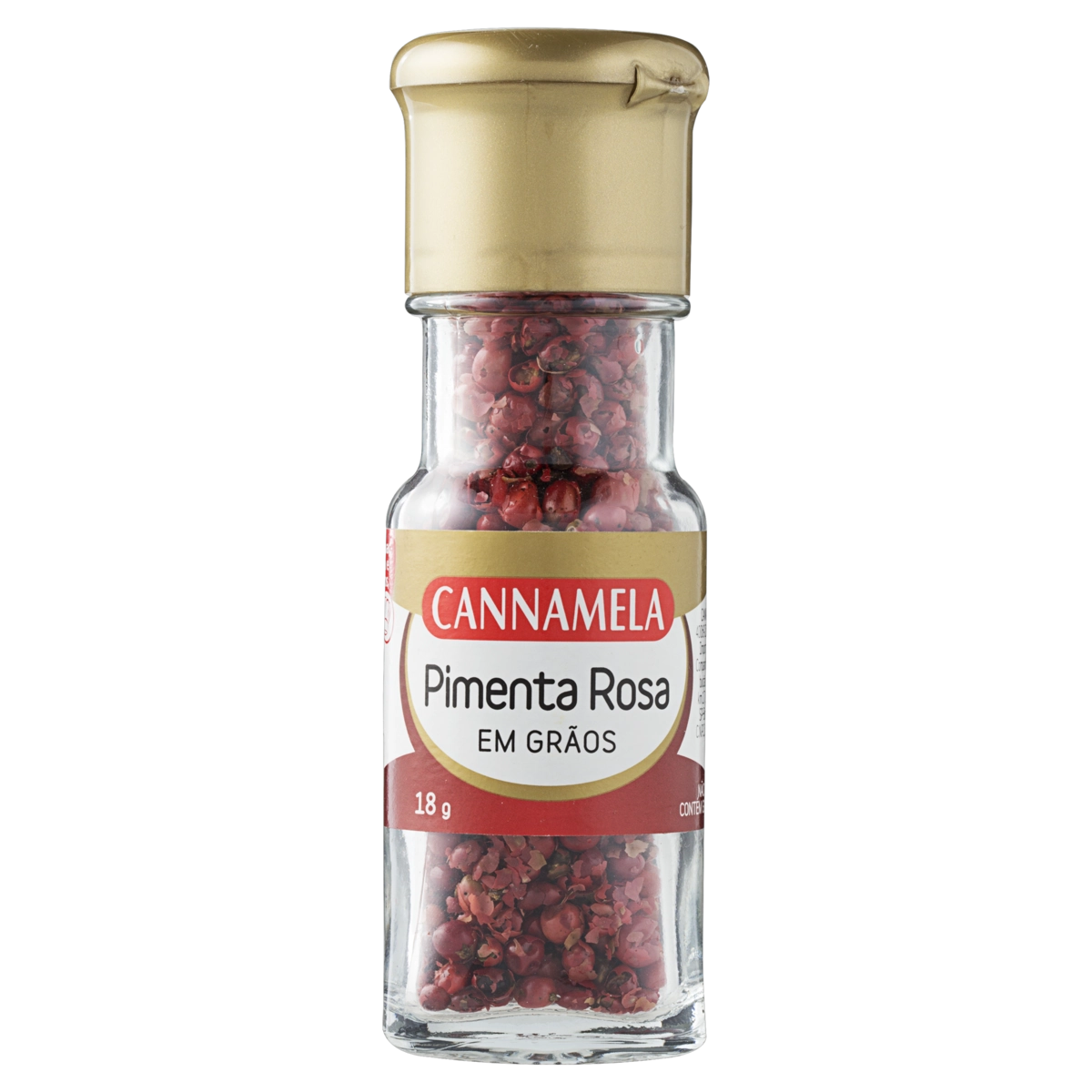 Pimenta Rosa Em Grãos Cannamela Vidro 18g