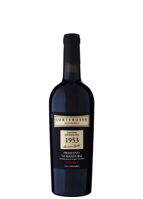 Vinho Primitivo Di Mandura Corterosso Riserva Supremo 750ml