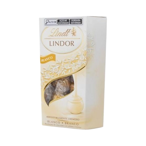 Chocolate Italiano Branco Recheio Cremoso Lindt Lindor Caixa 200g