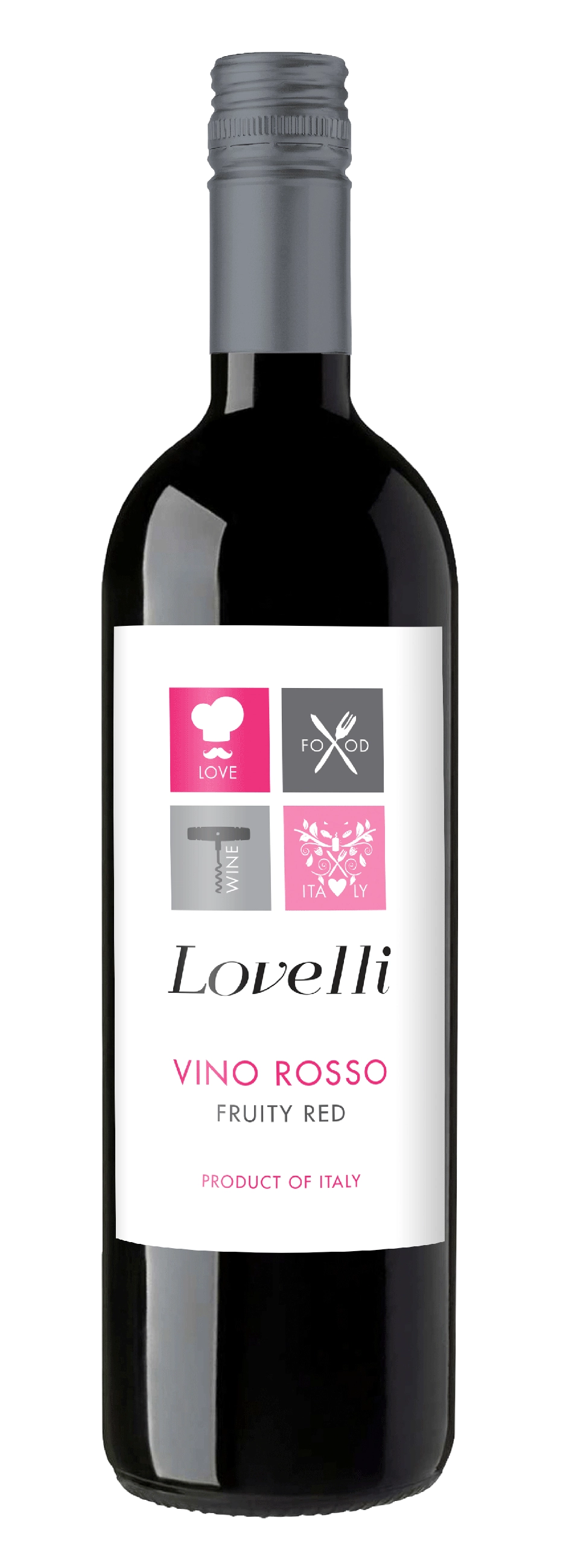 Vinho Italiano Lovelli 750ml Vino Do Tavola Tinto
