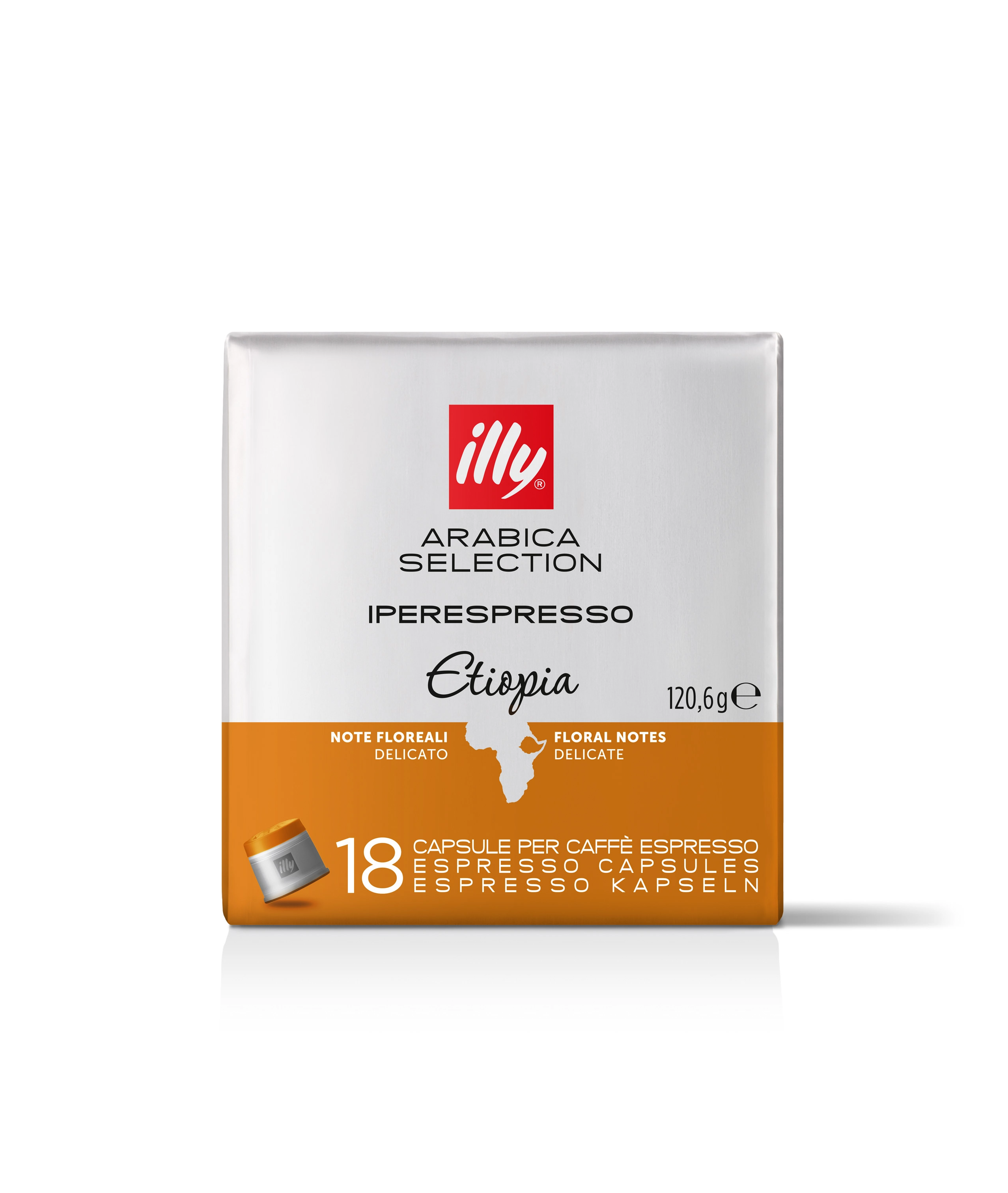 Illy Caffe Monoarabica Ethiopia Iperespresso Capsules, Light Brown, 5 Ounce