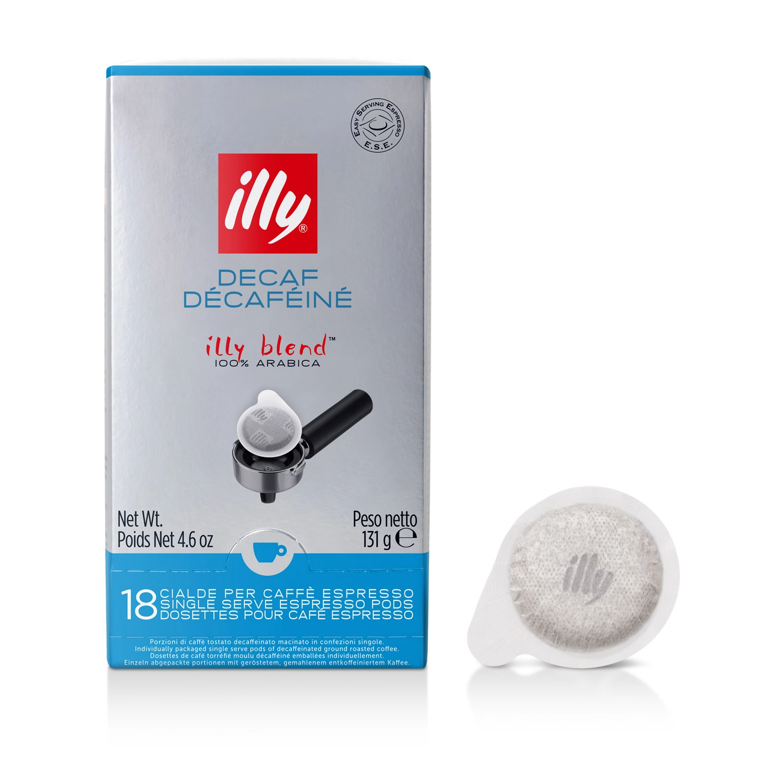 Cafe Illy Monodose Descafeinado Sache 125g