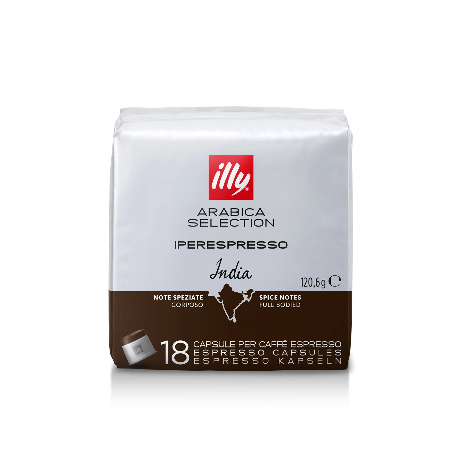 Capsula Cafe Illy Iperespresso India 120,6g C/18