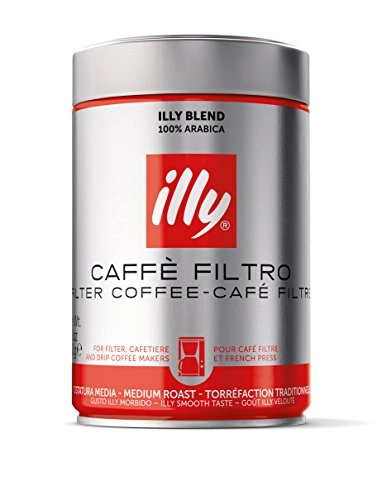 Café Torrado E Moído Filtro Illy Lata 250g