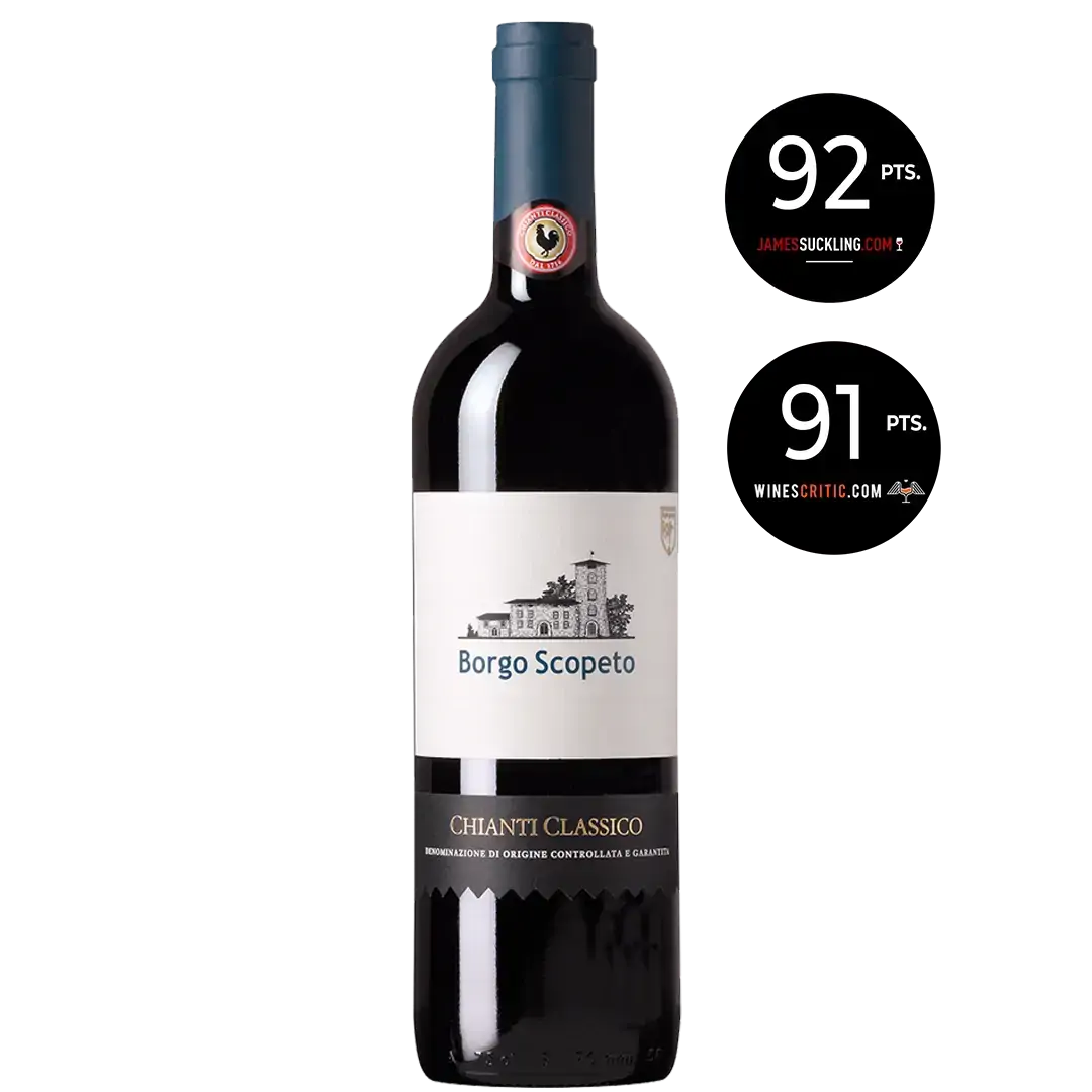 Vinho Tinto Chianti Classico Borgo Scopeto DOCG 2018 - 750ml