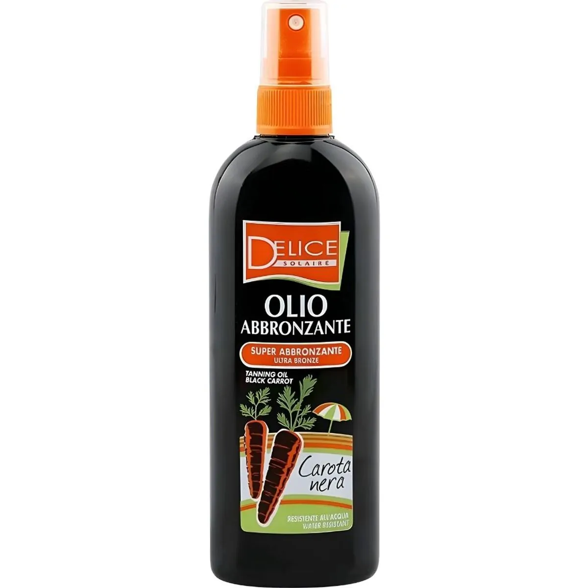 Delice Solaire Olio Abbronzante Black Carrot Spray - Óleo Bronzeador 150ml