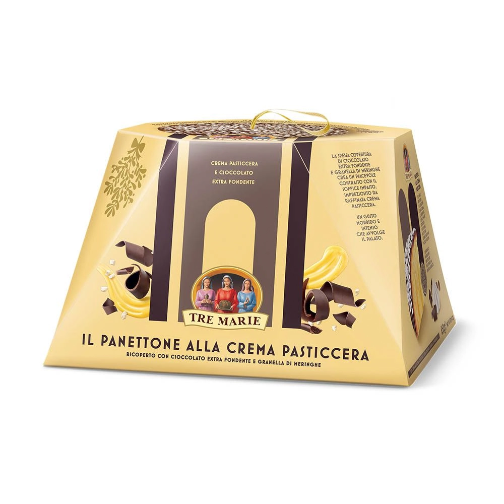 Panettone Alla Crema E Cioccolato Tre Marie 850g